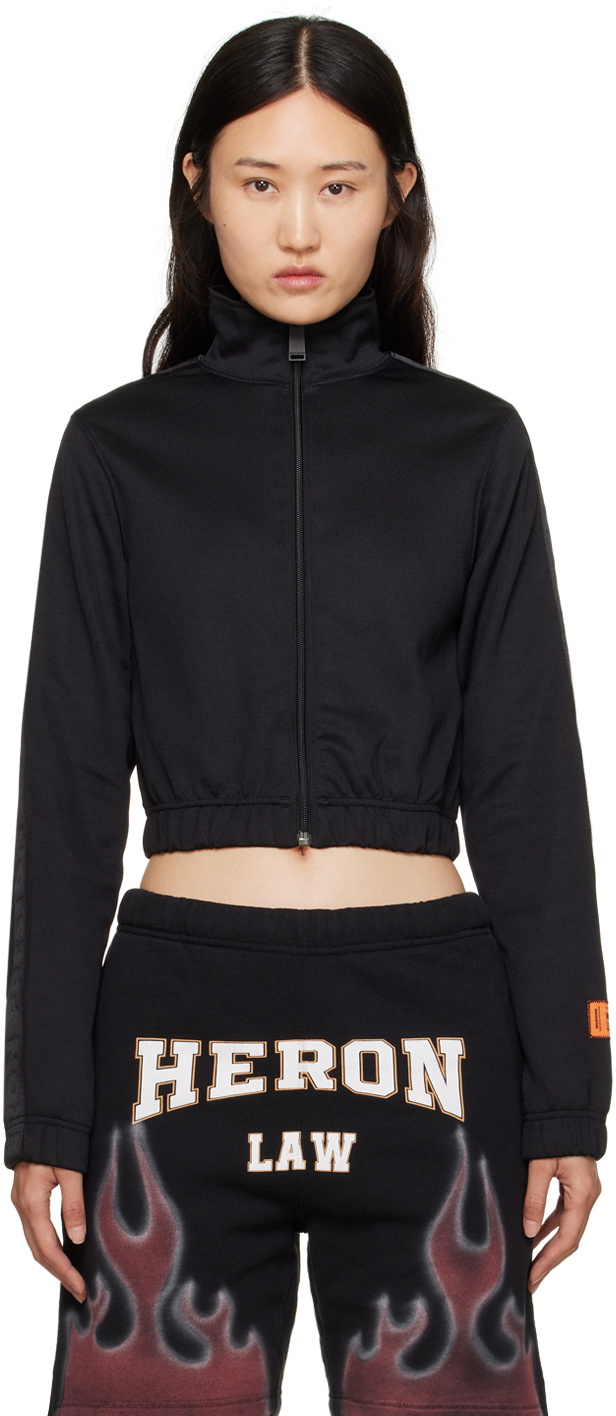 Heron Preston Black Zip Track Jacket Heron Preston