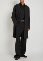 Lemaire Wool Coat Black