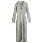Daily Paper Women's Fluffy Long Cardigan in Ultimate Gray