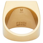 Fendi Gold Forever Fendi Signet Ring