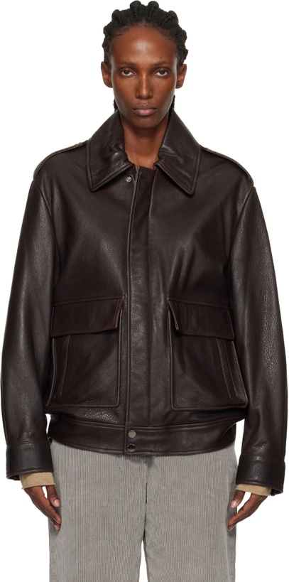 Photo: Nour Hammour Brown Drey 'The It Girl' Jacket
