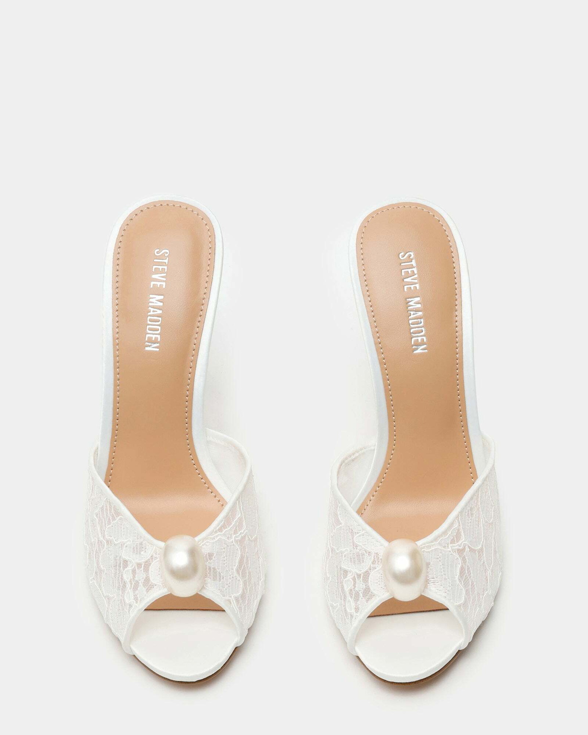 Steve Madden Priyaa-P Heels in White