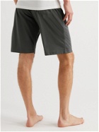 Sunspel - Lounge Cotton and Modal-Blend Jersey Drawstring Shorts - Gray