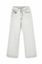 Diesel Regular Jeans High Waist 1971 D-Sent, Light grey, Button fly