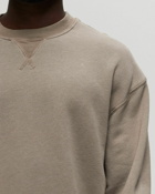 John Elliott Vintage Fleece Crew Brown - Mens - Sweatshirts