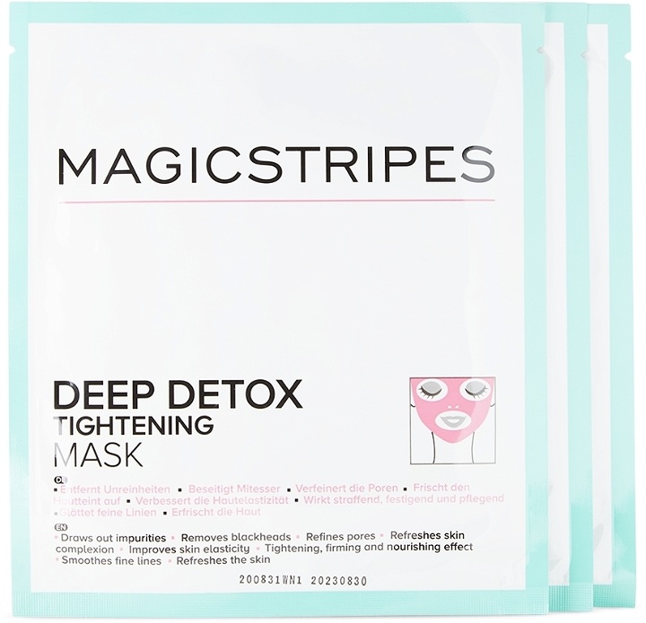 Photo: Magicstripes Three-Pack Deep Detox Tightening Mask