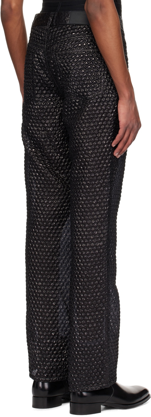 Helmut Lang Black Bubblewrap Worker Trousers