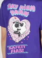Sky High Farm Workwear - Printed T-Shirt in Purple