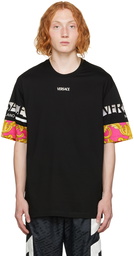 Versace Black Paneled T-Shirt