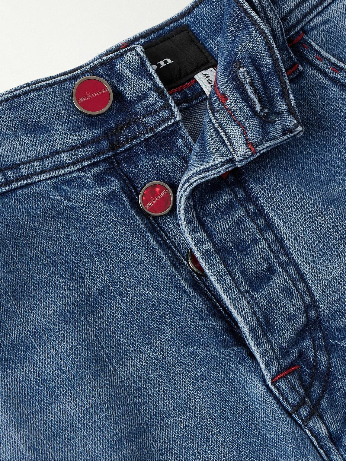 Kiton - Slim-Fit Jeans - Blue