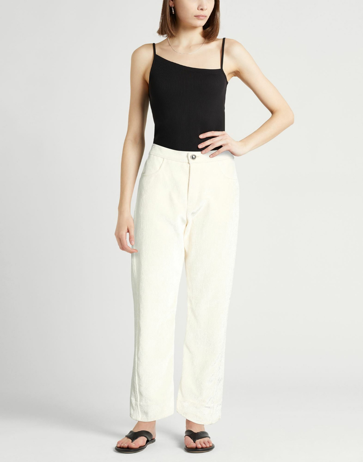 Jil Sander Womens Pants in Off white
