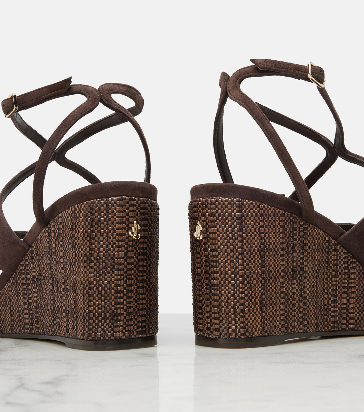 Jimmy Choo Ayla suede wedge sandals