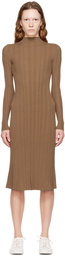 Hugo Brown Sharima Midi Dress