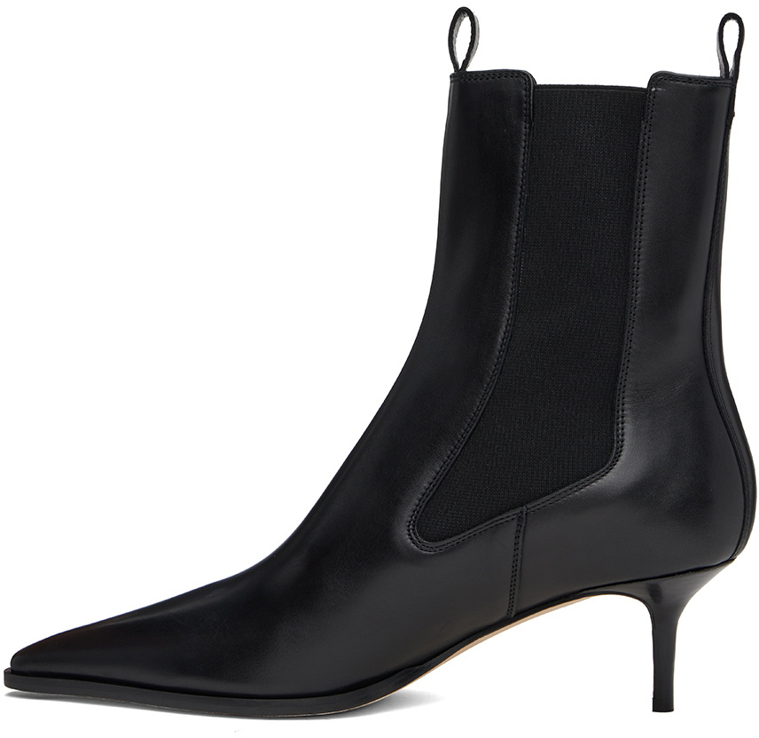 Aeyde Black Valeria Chelsea Boots