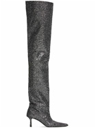 ALEXANDER WANG - 65mm Viola Glittered Over-the-knee Boots