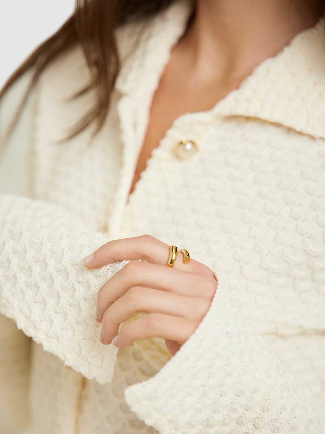 CHARLOTTE CHESNAIS Bague Biseau Ring