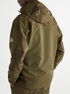 And Wander - Stretch-Shell Hooded Jacket - Green