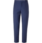 ALEXANDER MCQUEEN - Slim-Fit Wool and Mohair-Blend Suit Trousers - Blue