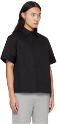 C2H4 Black Staff Uniform Uniformity Shirt