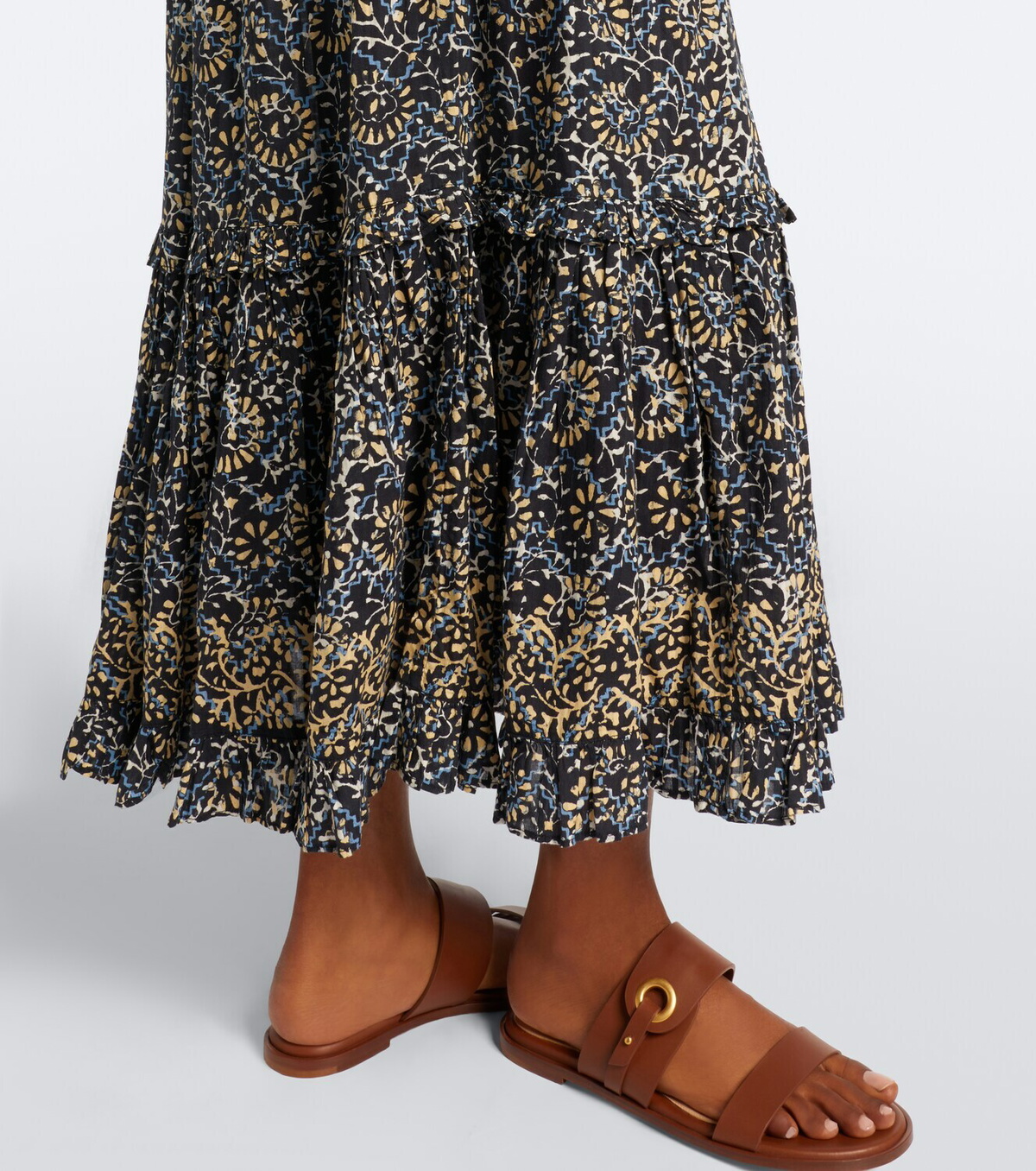 Ulla Johnson Ophelia printed cotton-blend midi dress