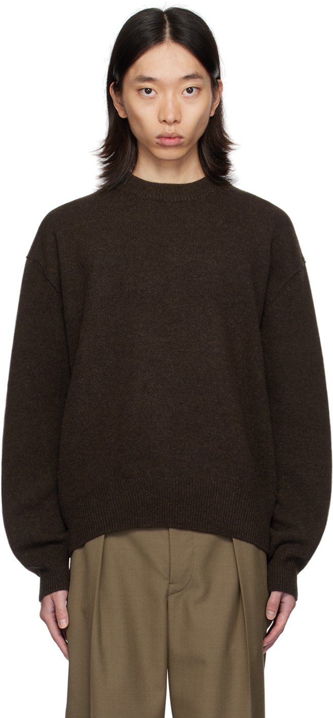 LE17SEPTEMBRE Brown Crewneck Sweater