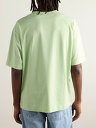 Acne Studios - Exford Logo-Appliquéd Cotton-Jersey T-Shirt - Green