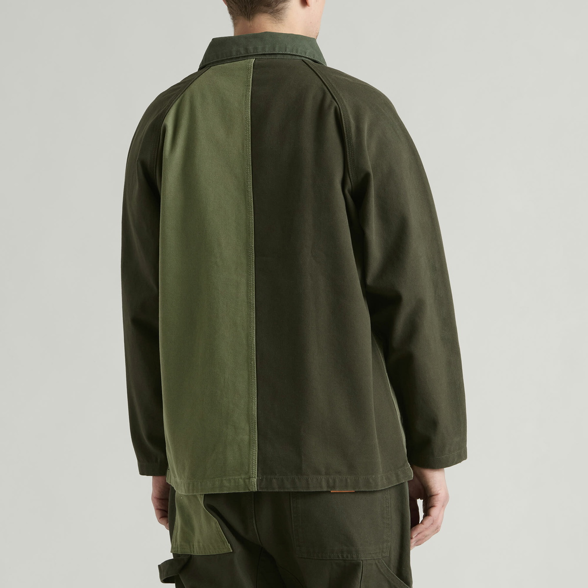 Service Works Men's Patchwork Coverall 2.0 Jacket in Green