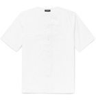 Theory - Olie Pinstriped Cotton-Seersucker Shirt - White