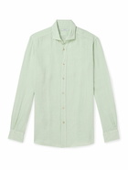 Boglioli - Cutaway-Collar Linen Shirt - Green