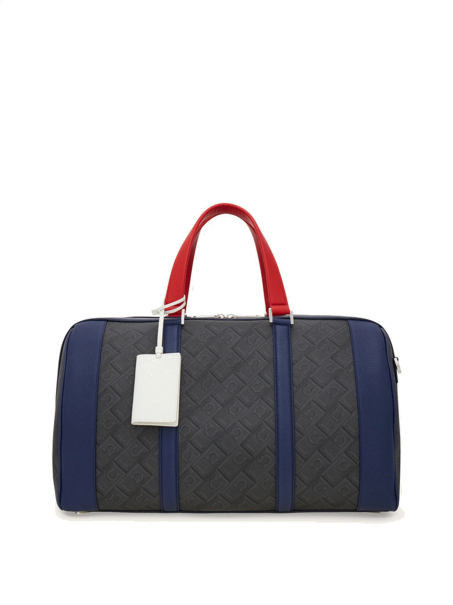 NO/FAITH STUDIOS Black Denim Multipocket Bag
