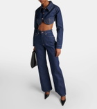 Jean Paul Gaultier High-rise wide-leg jeans