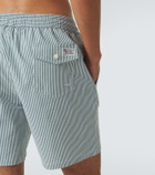 Polo Ralph Lauren Traveler striped seersucker swim trunks