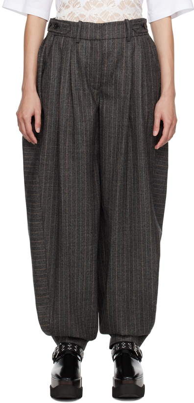 Photo: Stella McCartney Gray Pinstripe Trousers