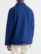 Drake's - Cotton and Linen-Blend Chore Jacket - Blue