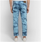 Todd Snyder - Slim-Fit Cropped Tie-Dyed Stretch-Denim Jeans - Blue