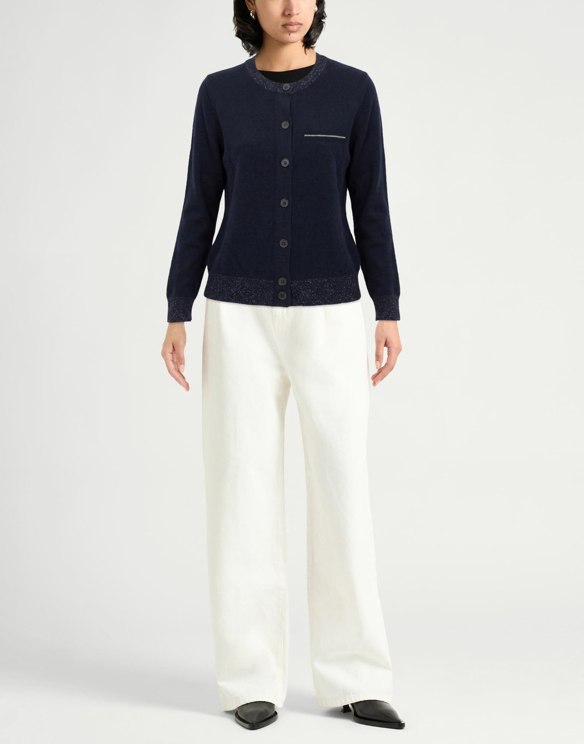 Peserico Womens Cardigan Midnight in Blue