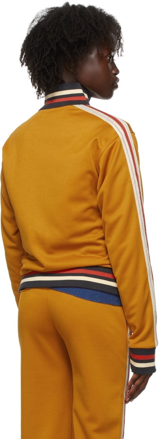 Wales Bonner Yellow Cotton Sunlight Zip-Up Track Jacket Wales Bonner