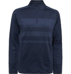 Nike Golf - Vapor Striped Dri-FIT Half-Zip Golf Top - Blue