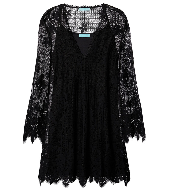 Photo: Melissa Odabash Elizabeth cotton-blend lace minidress