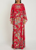Etro Printed Chiffon Maxi Cover-up Dress Multicoloured