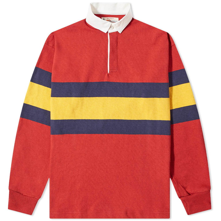 Photo: The Real McCoys Joe Mccoy Climbers Striped Rugby Shirt