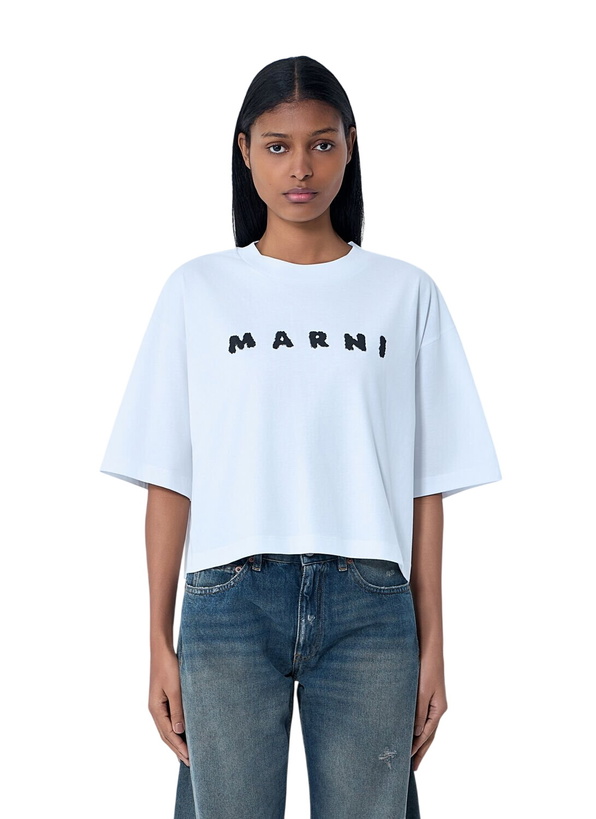 Photo: Marni Logo Motif T-Shirt