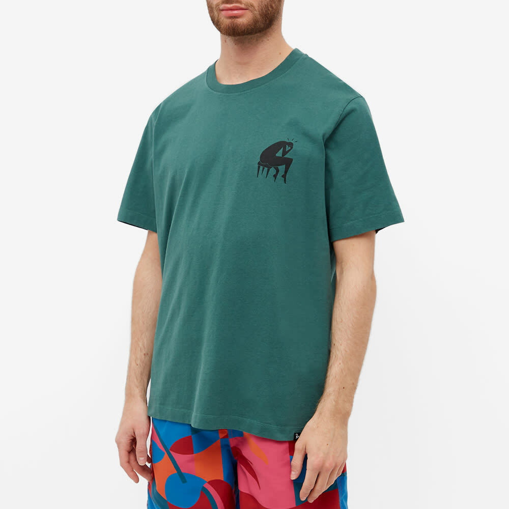 By Parra Men's Backwards T-Shirt in Green By Parra