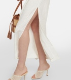 SIR - One-shoulder linen maxi dress