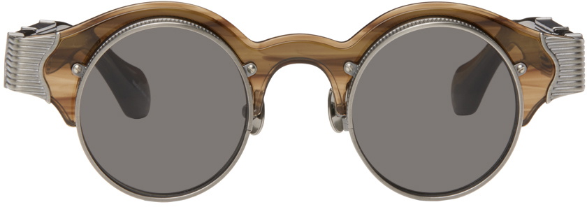 HERITAGE Tortoiseshell Round Sunglasses Heritage Round Sunglasses | Ralph Lauren main image 2