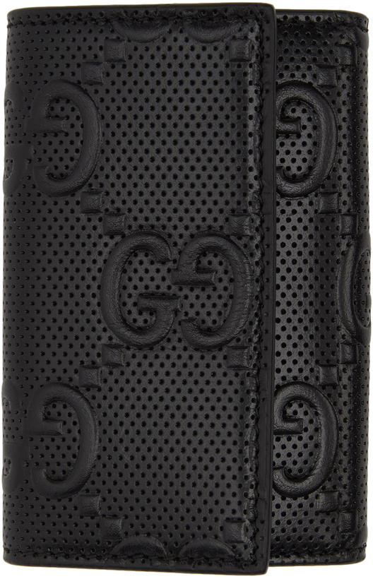 Photo: Gucci Black 'Gucci Signature' Key Wallet