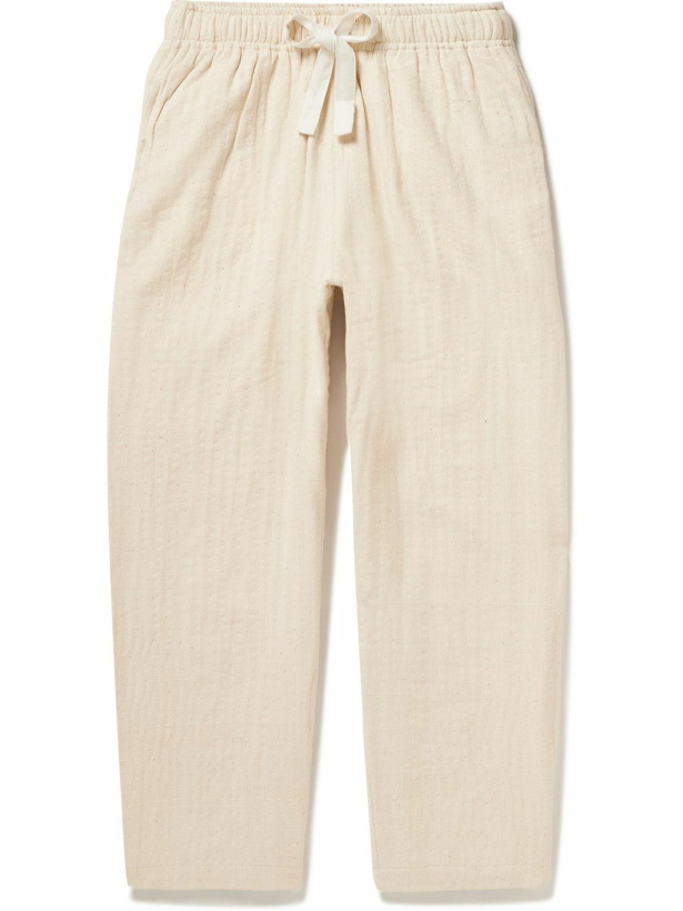 Photo: Karu Research - Embroidered Cotton Drawstring Trousers - Neutrals
