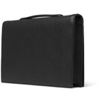 Valextra - Pebble-Grain Leather Briefcase - Men - Black