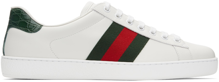 Photo: Gucci White & Green Ace Sneakers