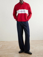 Versace - Polo Cotton Logo Embroidery Shirt - Red